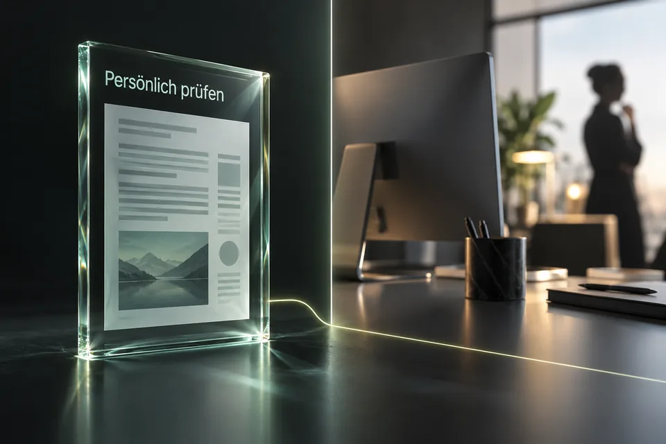 Das System bereitet Informationen vor. Über die Bearbeitung entscheidet Ihr Team.